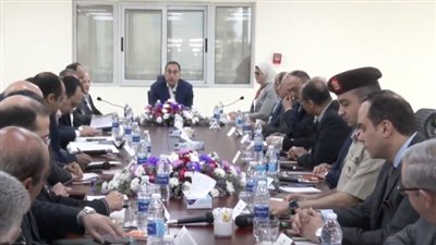 رئيس الحكومة يعقد اجتماعا مع هيئات التأمين الصحي في بورسعيد (فيديو )