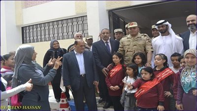 قائد الجيش  يفتتح 3  مدارس فى السويس لذوى الاحتياجات الخاصة