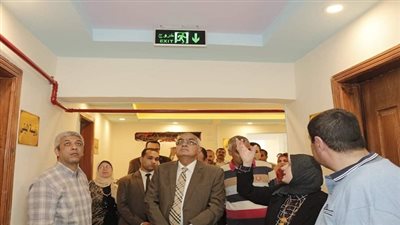 بالصور.. رئيس جامعة المنصورة يتابع أعمال الصيانة والتجديدات بمبنى ابو بكر الصديق بالمدن الجامعية 