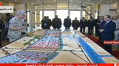 السيسي يفتتح نادي النرجس الاجتماعي بالإسماعيلية الجديدة