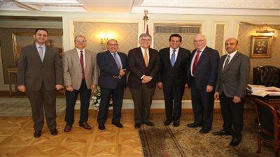 وزير التعليم العالى يستقبل وفد جامعة رايرسون الكندية لبحث إنشاء فرع للجامعة فى مصر