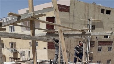 رئيس حى البساتين: ايقاف أعمال مباني مخالفة لاعمدة الدور السادس بالمجاورة السابعة بمنطقة المعراج