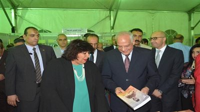 بحضور وزيرة الثقافة ومحافظ الجيزة افتتاح معرض فيصل للكتاب فى دورته الثامنة