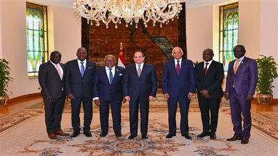 الرئيس السيسي يستقبل رئيس برلمان جمهورية غانا