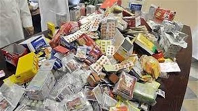 ضبط مستلزمات طبية منتهية الصلاحية داخل معامل تحاليل فى بنى سويف