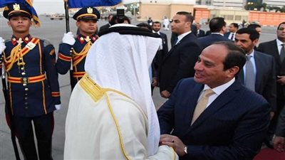 السيسي يستقبل ولي عهد أبو ظبي اليوم