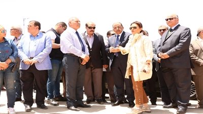 جولة تفقدية لوزيرى الاستثمار والتنمية المحلية ومحافظ القاهرة لأعمال تطوير المنطقة الحرة بمدينة نصر