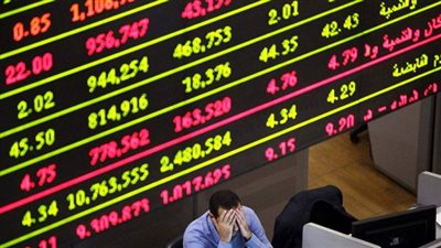 البورصة تواصل نزيف الخسائر ..ورأس المال السوقي يفقد 7.7 مليار جنيه