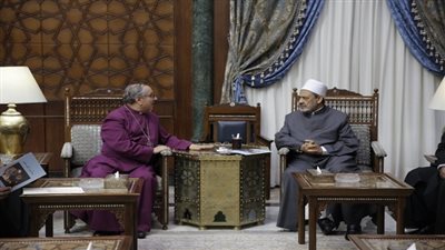 شيخ الأزهر يستقبل وفد الكنيسة الأسقفية للتهنئة بعيد الفطر