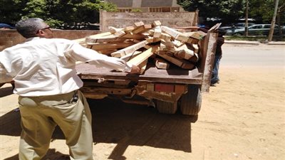 إيقاف أعمال مبانى مخالفة بعقار بشارع فلسطين بالمعادي الجديدة