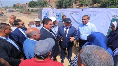 وزير النقل يتفقد أعمال تطوير ورفع كفاءة طريق بنها / المنصورة 