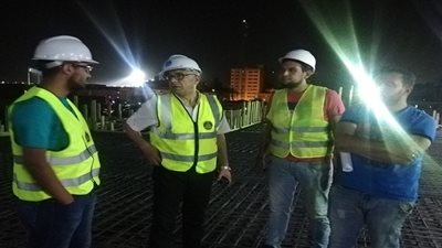 وكيل صحة السويس  يشدد بسرعة الانتهاء من اعمال الانشاءات بمستشفى الصدر