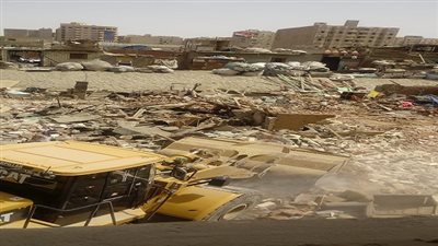 نائب المحافظ: إزالة المساكن العشوائية بترعة الطوارىء بالسلام