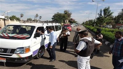 ضبط 667 مخالفة مرورية بسوهاج