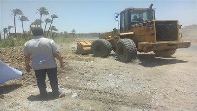 رفع اكثر من ١٥٠طن مخلفات وقمامة بالمراغة