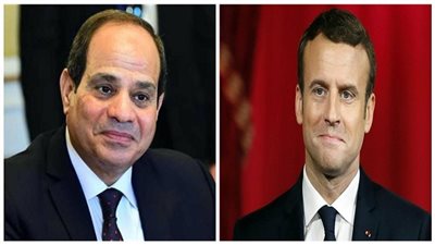 الرئيس السيسي يتلقى اتصالا من الرئيس الفرنسى