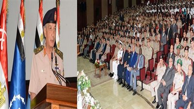 الفريق أول محمد زكى يشهد حفل تخرج دورات جديدة من كلية القادة والأركان