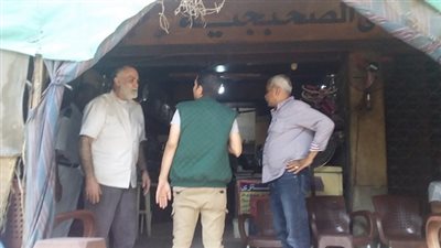 حملة ليلية لرفع اشغالات المقاهى بالمعادى الجديدة