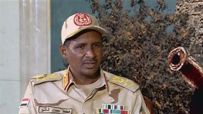 حميدتي: مصر والسعودية والإمارات يساعدون السودان ولا يتدخلون في شئونها