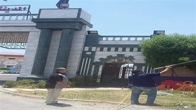 صحة السويس تطارد البعوض قبل انطلاق مباريات المجموعة الخامسة فى امم افريقيا  