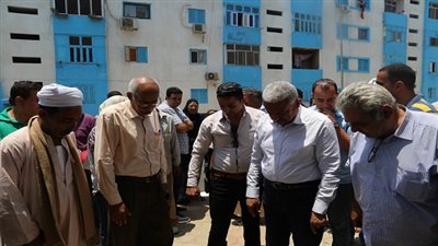 محافظ السويس يتفقد أعمال التطوير بمنطقة المثلث