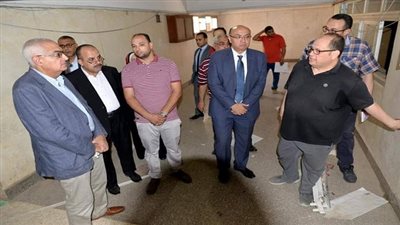 بالصور.. رئيس جامعة المنصورة يتابع أعمال الصيانة والتجديدات بمختلف مبانى المدن الجامعية 