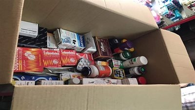 بالصور.. ضبط أدوية مهربة وغير مسجلة بوزارة الصحة بالدقهلية