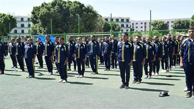 طلاب التربية الرياضية بسوهاج يواصلون تدريباتهم بمعسكر الخدمة العامة