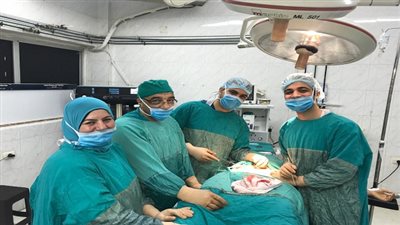 استئصال ورم سرطاني يزن 10 كيلو من مريضه بمركز أورام طنطا