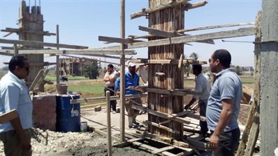 إزالة حالة بناء مخالف بطما