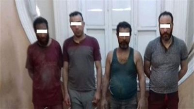 القبض على 4 أشخاص أثناء التنقيب عن الآثار داخل منزل بالخليفة