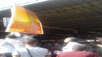 جولة مرورية لرئيس مدينة شبرا الخيمة على مواقف سيارات الاجرة والسرفيس بمدينة شبرا الخيمة