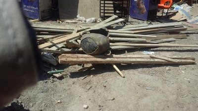 إيقاف اعمال مباني مخالفة بشارع خاطر مع شارع البصرى بالبساتين