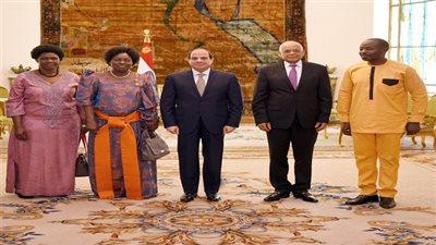 الرئيس السيسي يستقبل رئيسة البرلمان الأوغندي
