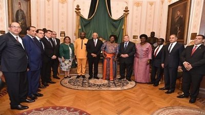 تفاصيل لقاء عبدالعال ورئيسة البرلمان الأوغندي