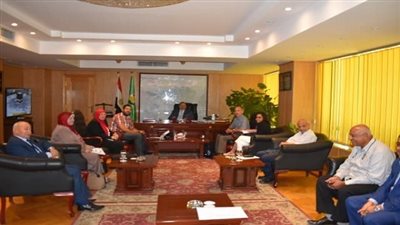 محافظ الفيوم يبحث ومقيم برنامج الأمم المتحدة الإنمائي آليات تنفيذ المشروعات