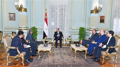 الرئيس السيسي يستقبل وزير الخارجية الإثيوبي