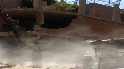 لليوم الخامس على التوالي.. محافظ القليوبية يتابع ازالة التعديات على املاك الدولة ضمن الموجه 13