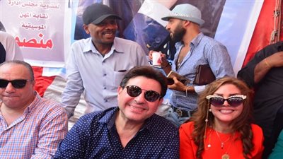 بالصور.. توافد المرشحين لإنتخابات نقابة المهن الموسيقية