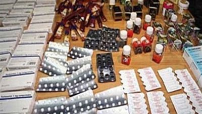 ضبط 350 عبوة منشطات جنسية غير مسجلة بالمحلة