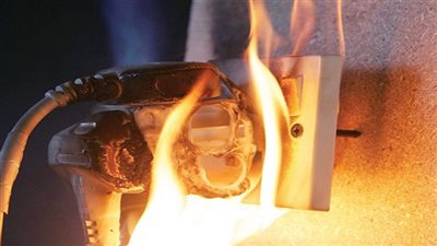 ماس كهربائى يتسبب في حريق بمخبز بسوهاج