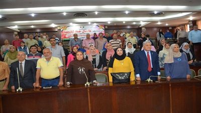 بالصور ... شاروبيم يكرم 15 من العاملين بالديوان العام الذين بلغوا سن التقاعد بالدقهليه