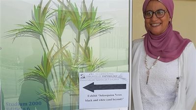 مدير مركز الدراسات البردية والنقوش بحامعة عين شمس عضوا باللجنة الدولية لعلماء البردى ببروكسل