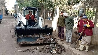 رفع 1575 طن قمامة بثلاثة مراكز خلال العيد بالدقهلية