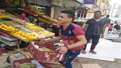 حملة لرفع الاشغالات من الشطر الثالث عشر بزهراء المعادى