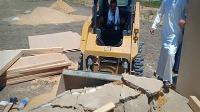 حملات مستمرة لإزالة كافة التعديات على الأراضى الزراعية بمدينة سنورس