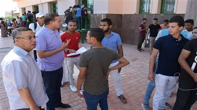 زيارات ميدانية بجامعة سوهاج لمتابعة الاستعدادات لاستقبال العام الدراسي الجديد