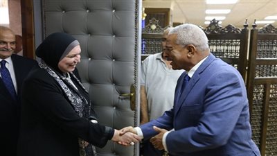 محافظ السويس يلتقى الرئيس التنفيذي لجهاز المشروعات المتوسطة