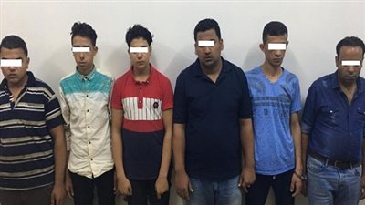 ضبط مرتكبى واقعة التعدى على شاب 