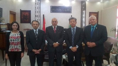 عجلان يستقبل  وفد مشروع (جايكا) الياباني لتطوير التعليم الثانوي الفني بالقليوبية 